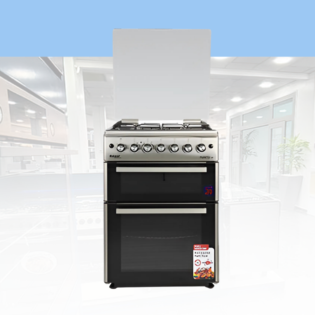 GK-KCG6VT-I CUISINIERE GEANT 4 FEUX 60_60 INOX VENT GALAXY