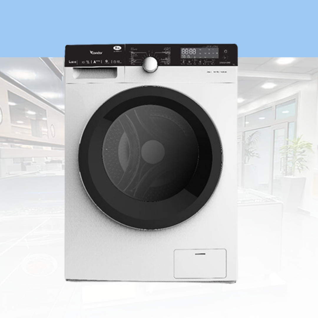 LAVE LINGE 10,5 KG HUBLOT CONDOR BLANC 1400TR _ LUCA